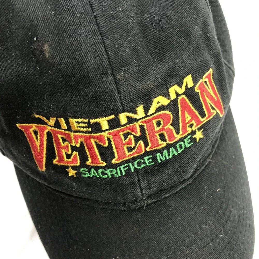 Vietnam Veteran Sacrifice Made Hat Cap by Bayside USA Made One Size Fits Most OS